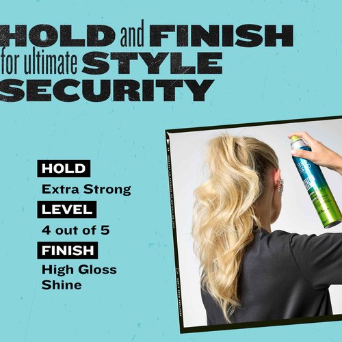 Bead Head by TIGI Masterpiece Shiny Hairspray with Strong Hold - For All Hair Types - Extra Strong Hold & Shiny Finish - Use on Dry Hair - Premium Hair Care Products for Women & Men - 10.3 oz (6 Pack)