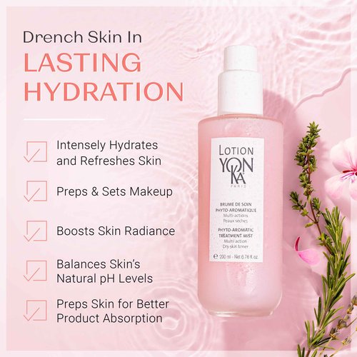 Yon-Ka Cleansing and Hydrating Skincare Set | Lotion PS Toner for Dry or Sensitive Skin and Gentle Foaming Face Wash and Makeup Remover | Set of 2, 6.76 fl oz and 6.8 fl oz