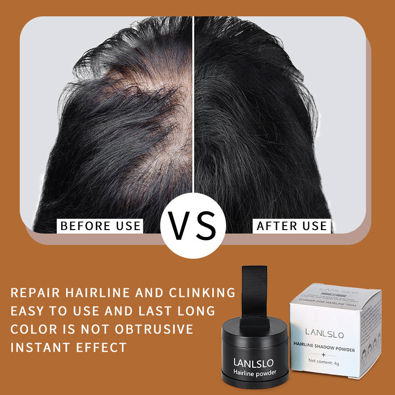 Waterproof Hairline Powder for Hair Replacement and Concealing