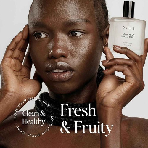 DIME Beauty Perfume I Love Your Smell, Baby, 1.7 oz / 50 ml - Sweet Floral Scent, Hypoallergenic, Clean Perfume, Eau de Toilette For Women