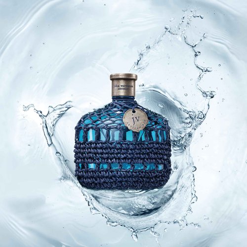 John Varvatos Men's Cologne, Artisan Blu Eau de Toilette EDT Spray, Marine Water Fougere Scent with Notes of Basil, Pine & Geranium, 4.2 fl oz