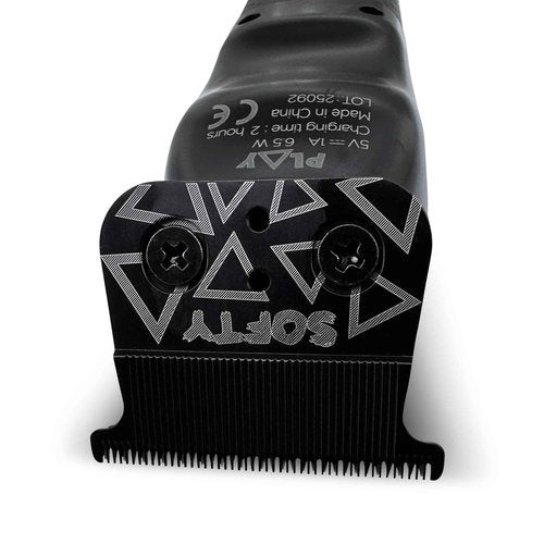 TPOB Play Professional Barber Hair Trimmer for Men 7000 RPM (Black + Softy)