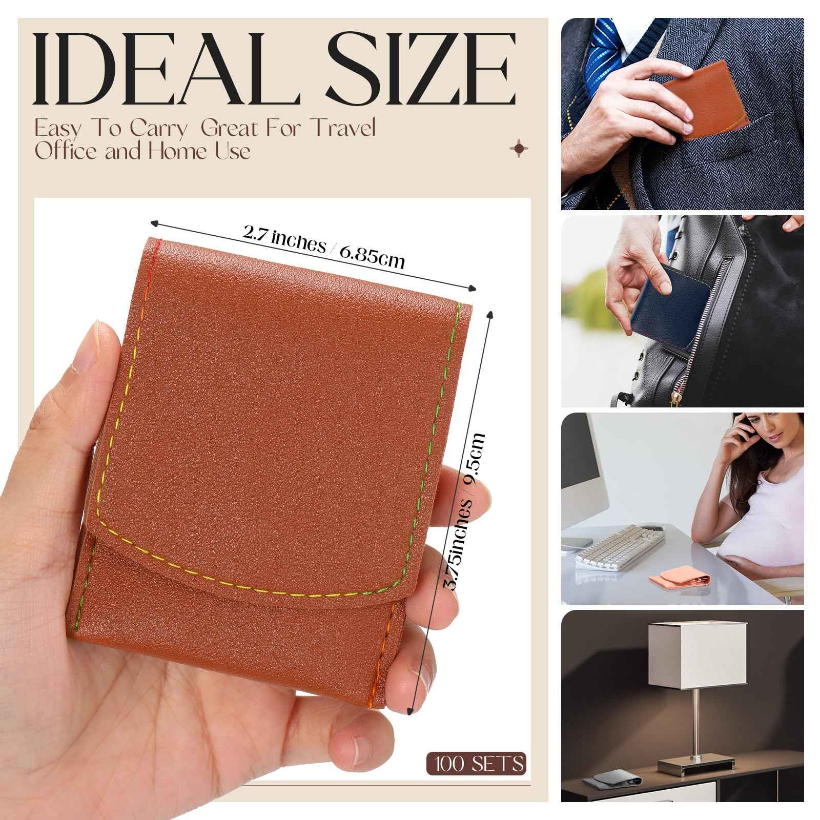 Lasnten 100 Bulk Nail Clipper Set Bulk Manicure Kit Stainless Steel Pedicure Professional Nail Care Kit with Travel Case Portable Grooming for Husband Men Women Family(Multicolor,7 in 1)