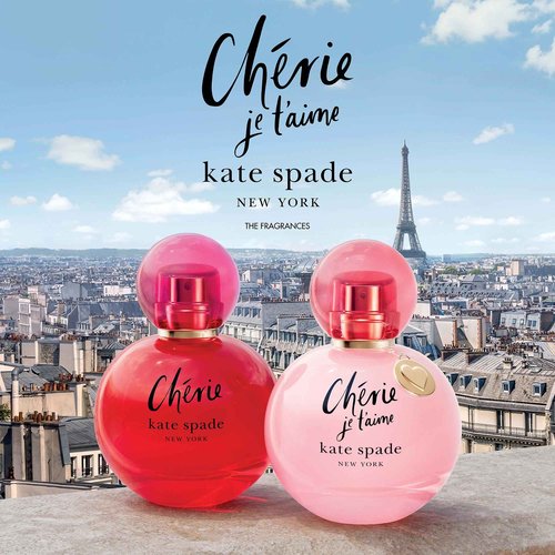 Kate Spade new york - Cherie Je t’aime Eau de Parfum - Women's Fragrance - White Floral & Fruity - With notes of Passion Fruit, Mimosa & Tonka - 3.3 Fl Oz