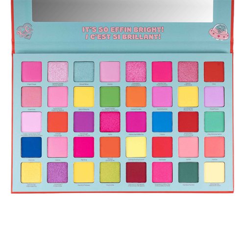 Kimchi Chic Holy Sharts Eyeshadow Palette - Bright Colors, Blendable, Long Lasting, Cruelty Free, Multicolor, It’s So Effin Bright 40 Color