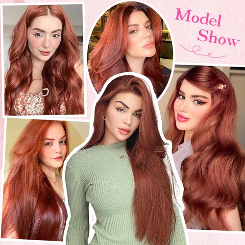 Eliysako I Tip Hair Extensions Human Hair Blonde Itip hair Reddish Brown 18inch 50g/pack Extensions Real I Tip Human Hair Soft Nature Cold Fusion For Women