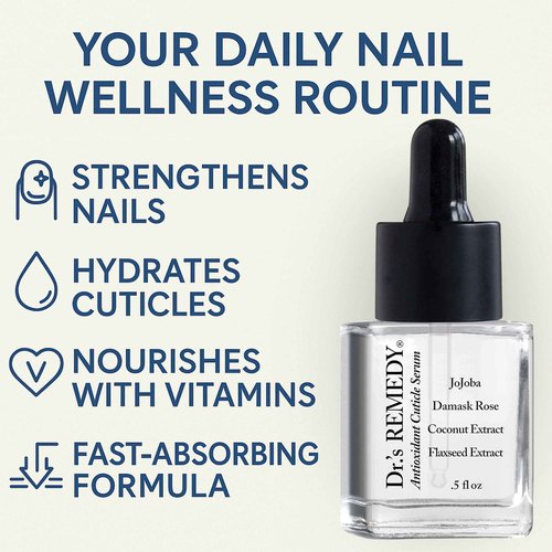 Dr’s Remedy 5 Pack Nail Polish Treatment Kit, Non Toxic and Organic All Natural Enriched Nail Strengthener Set