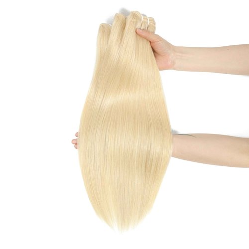 613 Bundles Human Hair 22 Inch12A Grade 100% Unprocessed Brazilian Virgin Blonde 613 Human Hair Extensions For Women 100g