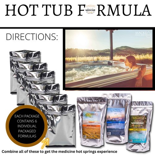 Medicine Springs hot tub Mineral Therapy Dead sea Minerals hot Spring Soaking Collection for Healing Turn Your hot tub into a Soaking Mineral Spring -Sport Formula Treats 400 Gallons