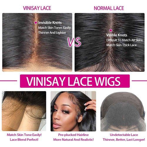 Body Wave Lace Front Wigs Human Hair 13x4 HD Transparent Lace Frontal Wigs Human Hair for Women Brazilian Virgin 200% Density Glueless Wigs Human Hair Pre Plucked with Baby Hair Natural Black 20 Inch