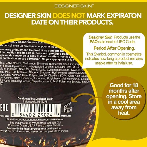 Generic Designer Skin 14 Karat Gold Rush Bronzing Blend Tanning Lotion, 13.5 fl oz