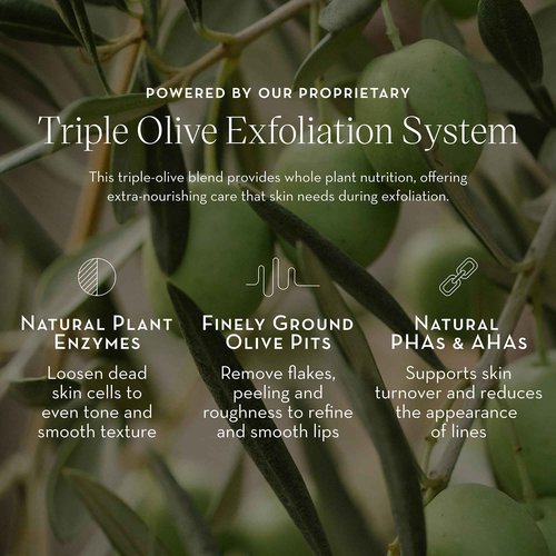 Furtuna Skin Triple Olive Lip Polish - 8ml | Exfoliating Lip Scrub for Women and Men | Lip Treatment with Olive Oil for Smooth and Refreshed Lips