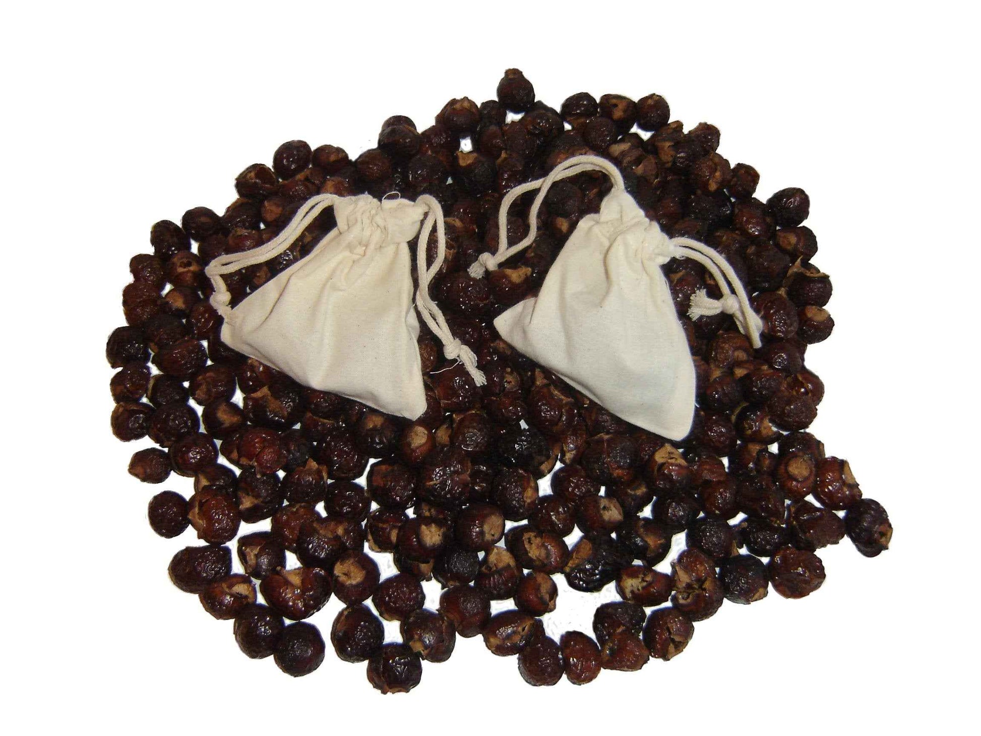 GREENWILL 3 Pounds Organic De-seeded Soap Berries/Soap Nuts +2 Wash Bags