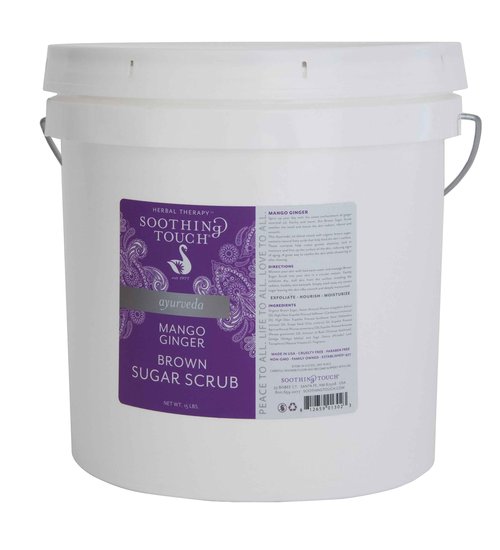 Soothing Touch Brown Sugar Scrub, Mango Ginger, 15 Pound