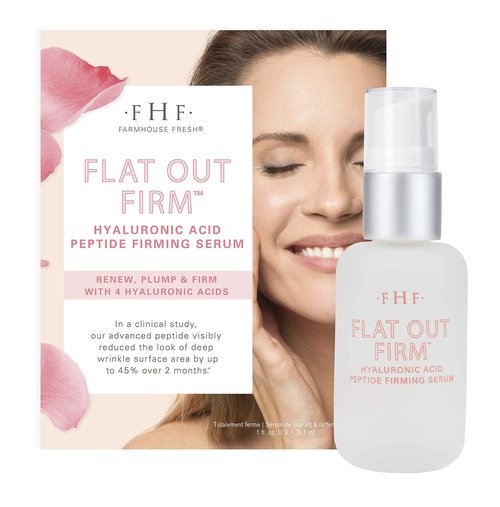 FarmHouse Fresh Flat Out Firm Hyaluronic Acid Peptide Firming Serum, 1 oz.