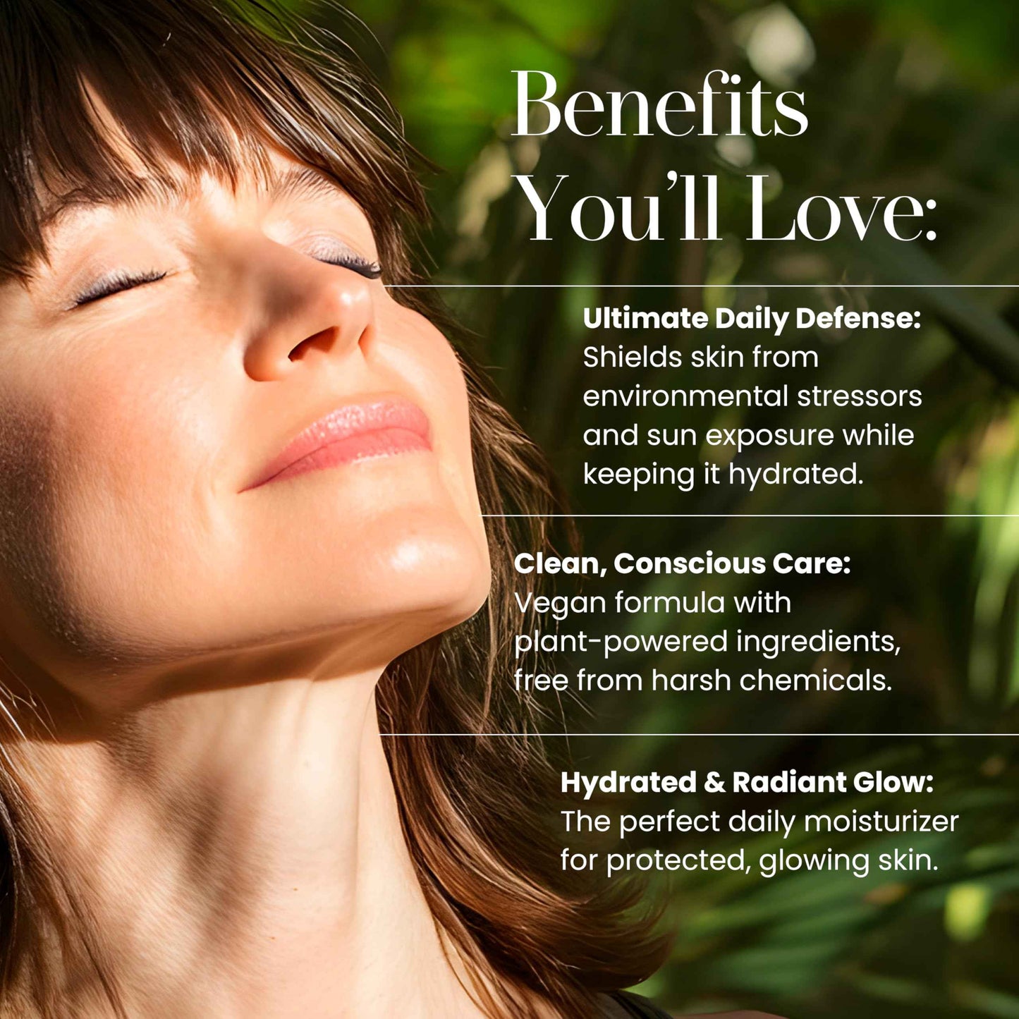 Hylunia Triple Defense Day Lotion | Age-Defying Moisturizer | Vitamin C, Turmeric & Titanium Dioxide | Hydrate, Protect & Rebuild Collagen | Clean, Non-Toxic Formula | All Skin Types | 1.7 fl. oz.