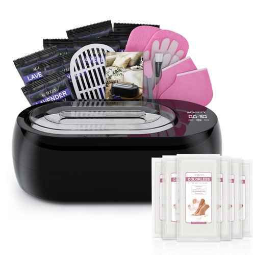 Achzzy Paraffin Wax Machine for Hand and Feet - Paraffin Wax Bath 4500ml Paraffin Wax Warmer, intelligent heating for fast melting, Moisturizing Kit Auto-time and Keep Warm Paraffin Hand Wax Machine
