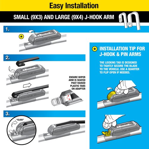 Rain-X 5079272-2 Latitude 2-In-1 Water Repellent Wiper Blades, 14 Inch Windshield Wipers (Pack Of 1), Automotive Replacement Windshield Wiper Blades With Patented Rain-X Water Repellency Formula