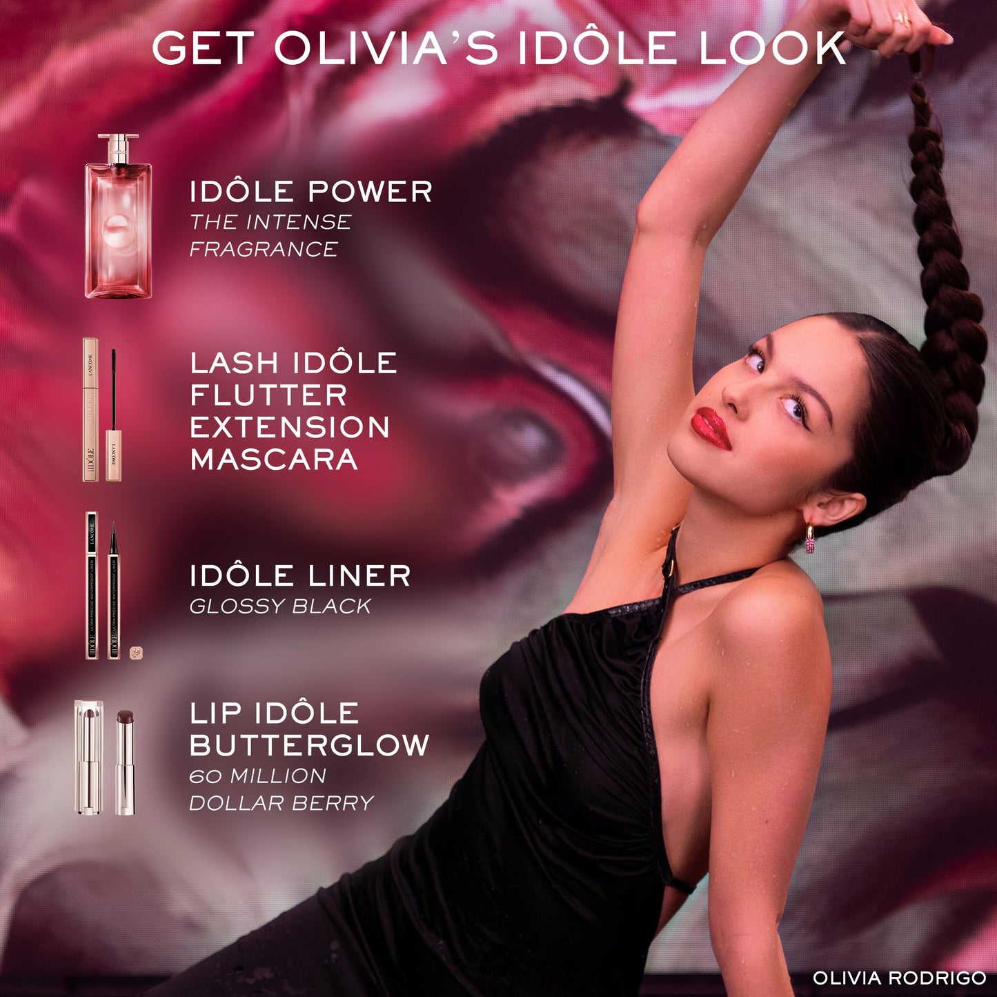 Lancôme Idôle Power Eau De Parfum Intense – Long Lasting Fragrance with Notes of Fruity Pomarose and Sandalwood - Fruity and Woody Floral Women's Fragrance – 0.85 Fl Oz.