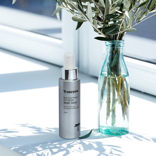 Truezyme Water Lock Skin Calming Multi Tonic 100ml | 3.4 fl. oz.| Korean Premium Skincare with Fermented Botanical Extract | No Chemicals or Toxins | Hypoallergenic