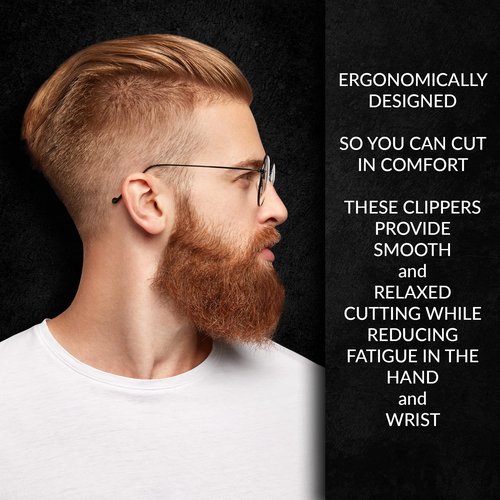 KARMIN T70 Professional Cordless Hair Clippers for Men, Beard Trimmer, Mustache, Haircut Tool, Ceramic Titanium Blades, Long Life Battery Operated, Rechargeable, Personal Grooming Barber Supplies