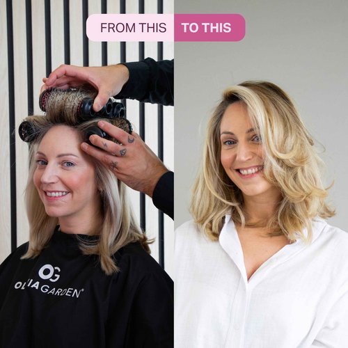 Olivia Garden MultiBrush Detachable Thermal Styling Hair Brush (5-Piece Kit 1 3/4" 46mm)