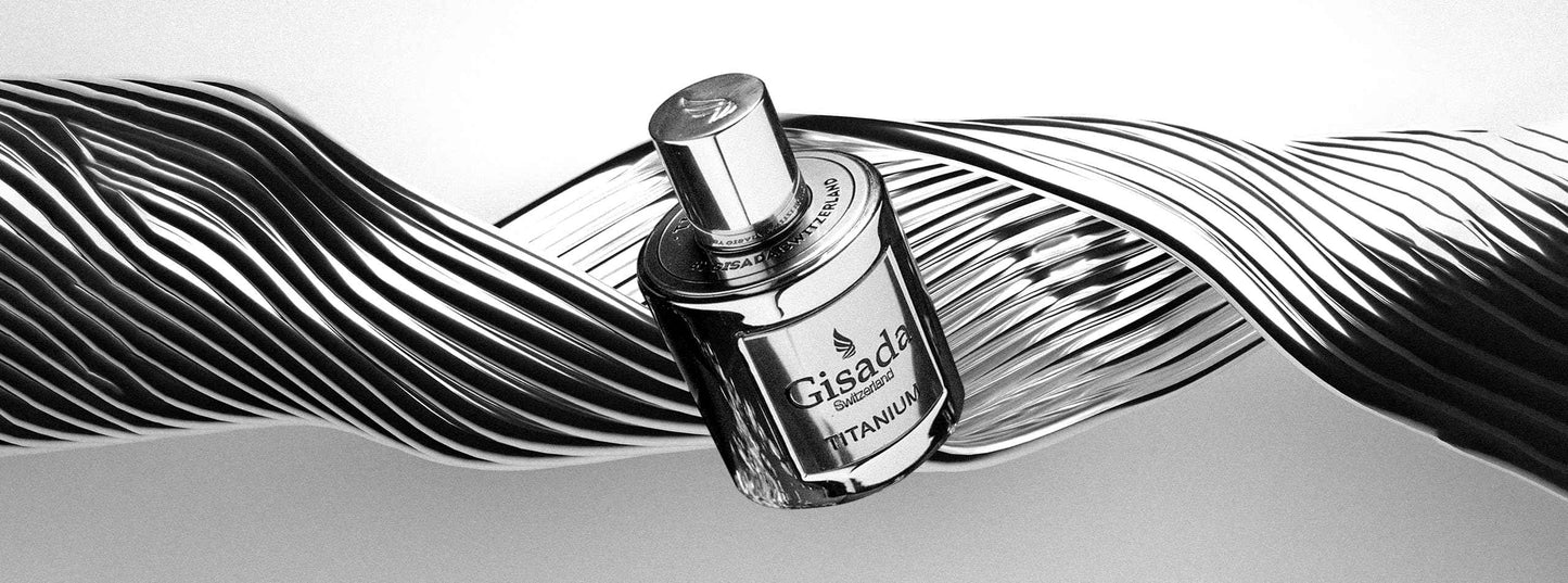 Gisada Switzerland - Titanium | Eau de Parfum for Men | 1.7 fl oz (50ml) | Spicy, Amber, Warm, and Woody Notes | Long-Lasting Scent | Perfume & Cologne
