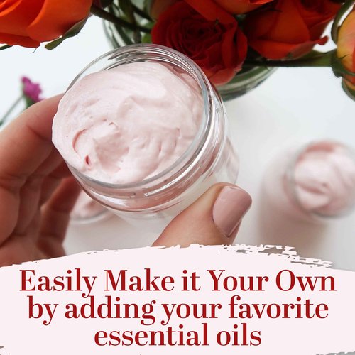 Better Shea Butter Body Butter Making Kit - Includes Raw Mango Butter, Raw Apricot Oil, Pink Mica, 2 jars and Recipes Card with Link to Video Tutorial - Natural Whipped Mango Body Lotion Making Kit