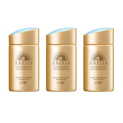 ANESSA Perfect UV Sunscreen Skincare Milk A SPF50+ PA++++ 60ml (3pc set)