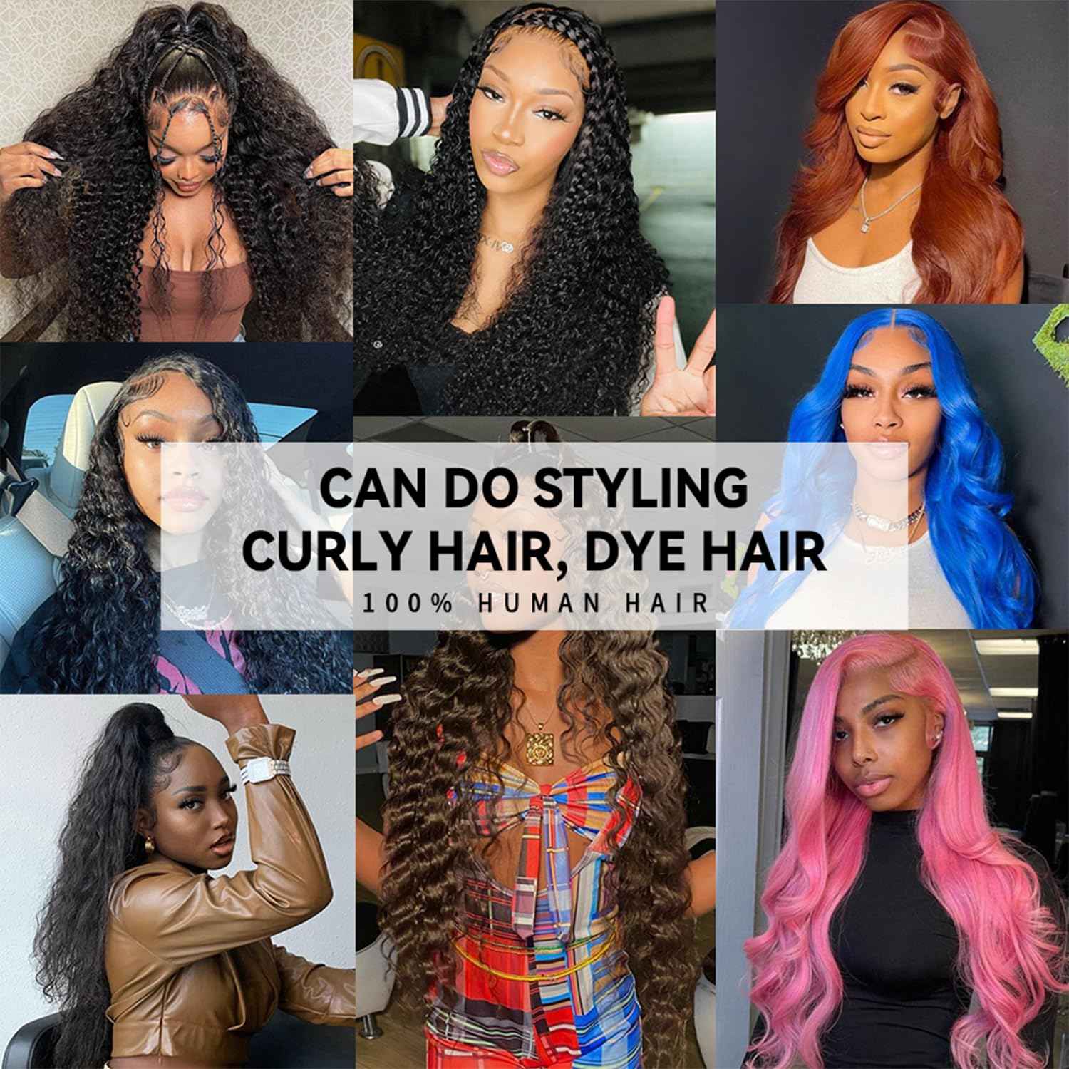 30 Inch 13x6 HD Deep Wave Lace Front Wigs Human Hair Pre Plucked 200% Density Transparent Deep Curly Lace Frontal Wigs With Baby Hair Glueless Wig For Women