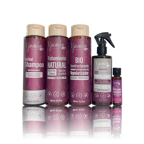 KIT 3x3 FOR ALL HAIR TYPES- YAVALVA BY YANIA VALENCIA - VEGAN PRODUCTS (Brown-Black)