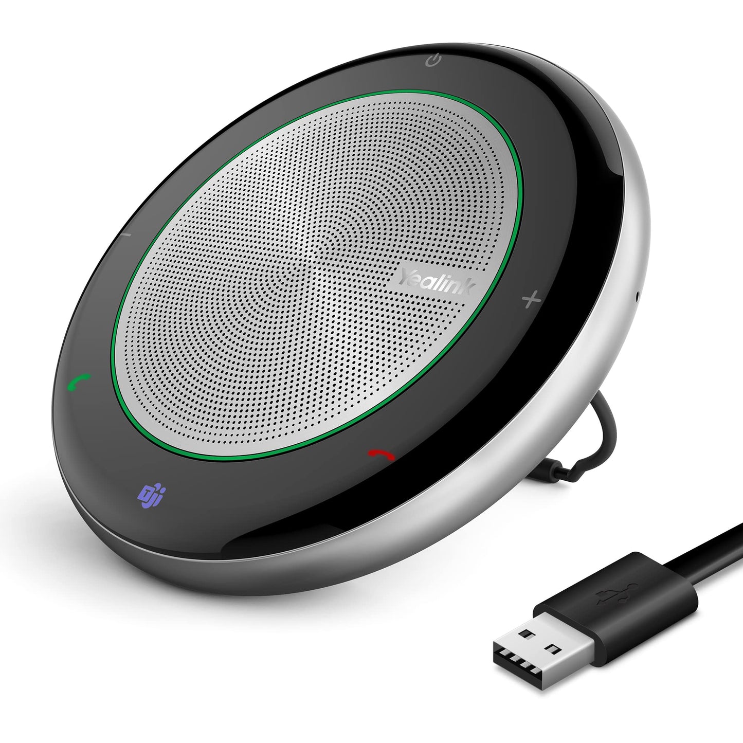 Yealink Bluetooth Speakerphone Conference Microphone Teams Certified CP700 USB Full Duplex Noise Reduction Algorithm Home Office 360° Voice Pickup (Package Without dongle)