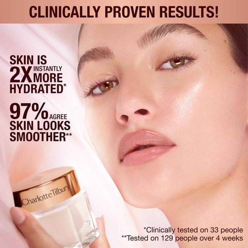 Charlotte Tilbury Magic Cream Face Moisturizer - Firming & Hydrating Face Cream with Cushion + Lift Mesh Technology, Vitamins C & E, Peptide Complex & Hyaluronic Acid - Refill (50ml)