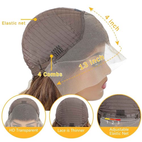 Mariska 427 Body Wave Lace Front Wigs Human Hair for Black Women 13X4 Honey Blonde Wig Human Hair HD Lace Frontal Wig Fluffy Natural