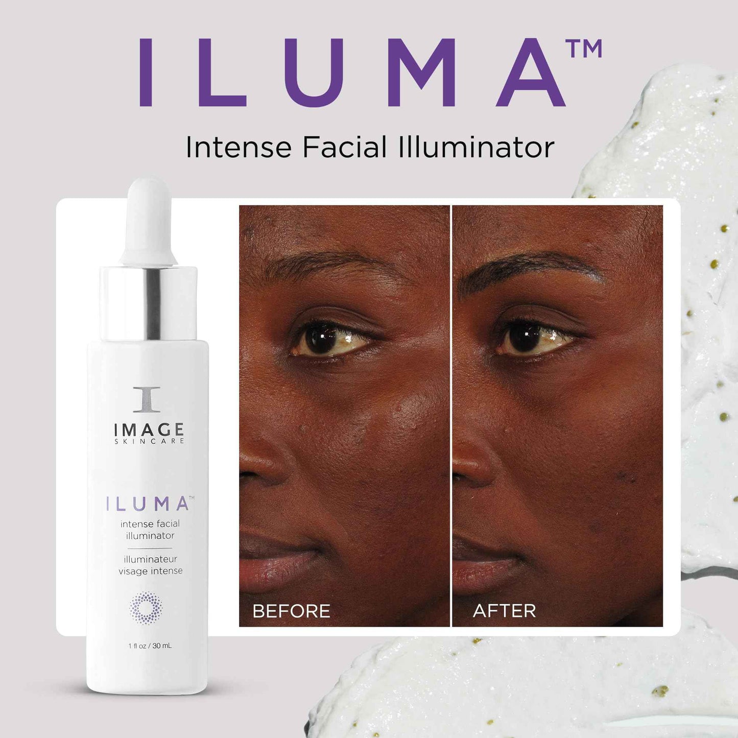 IMAGE Skincare, ILUMA Intense Facial Illuminator, Instantly Visible Brightening Serum and Face Corrector with Vitamin C, 1 fl oz