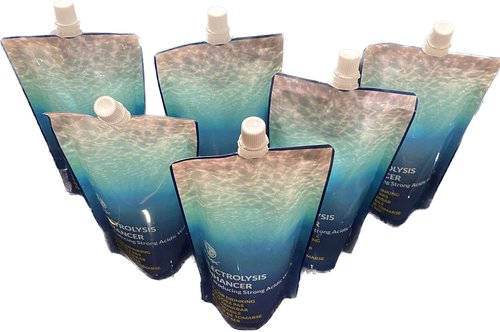 Electrolysis Enhancer Fluid (6 Pouches) 400ml Each for Enagic Kangen Machines with LeSue Kitchen Towel