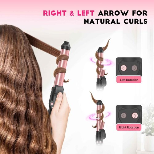 Automatic Curling Iron with 3 Attachments