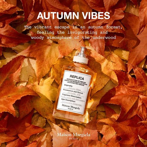 Maison Margiela - Replica - Autumn Vibes Eau de Toilette - Woody & Earthy Fragrance - With Cedarwood & Cardamom - 1.0 Fl Oz
