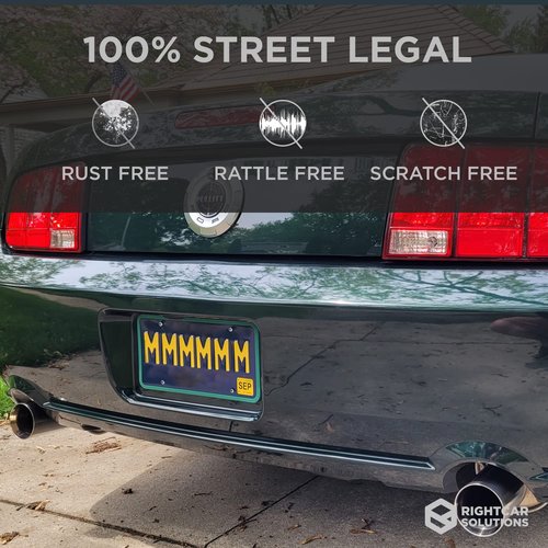 Rightcar Solutions Silicone License Plate Frames | The Original Premium Grade Silicone Car Plate Frame | Rust Proof, Rattle Proof, Weather Proof License Plate Holder (Green)
