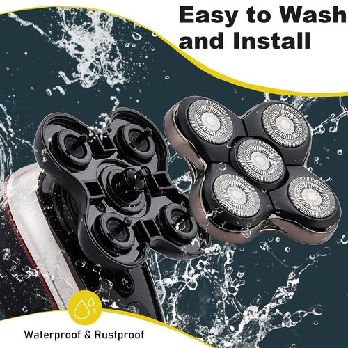 Shaver Replacment Heads Compatible with Remington Balder Boss XR7120/XR7100/XR1600/RX7 Shavers (3 Pack)