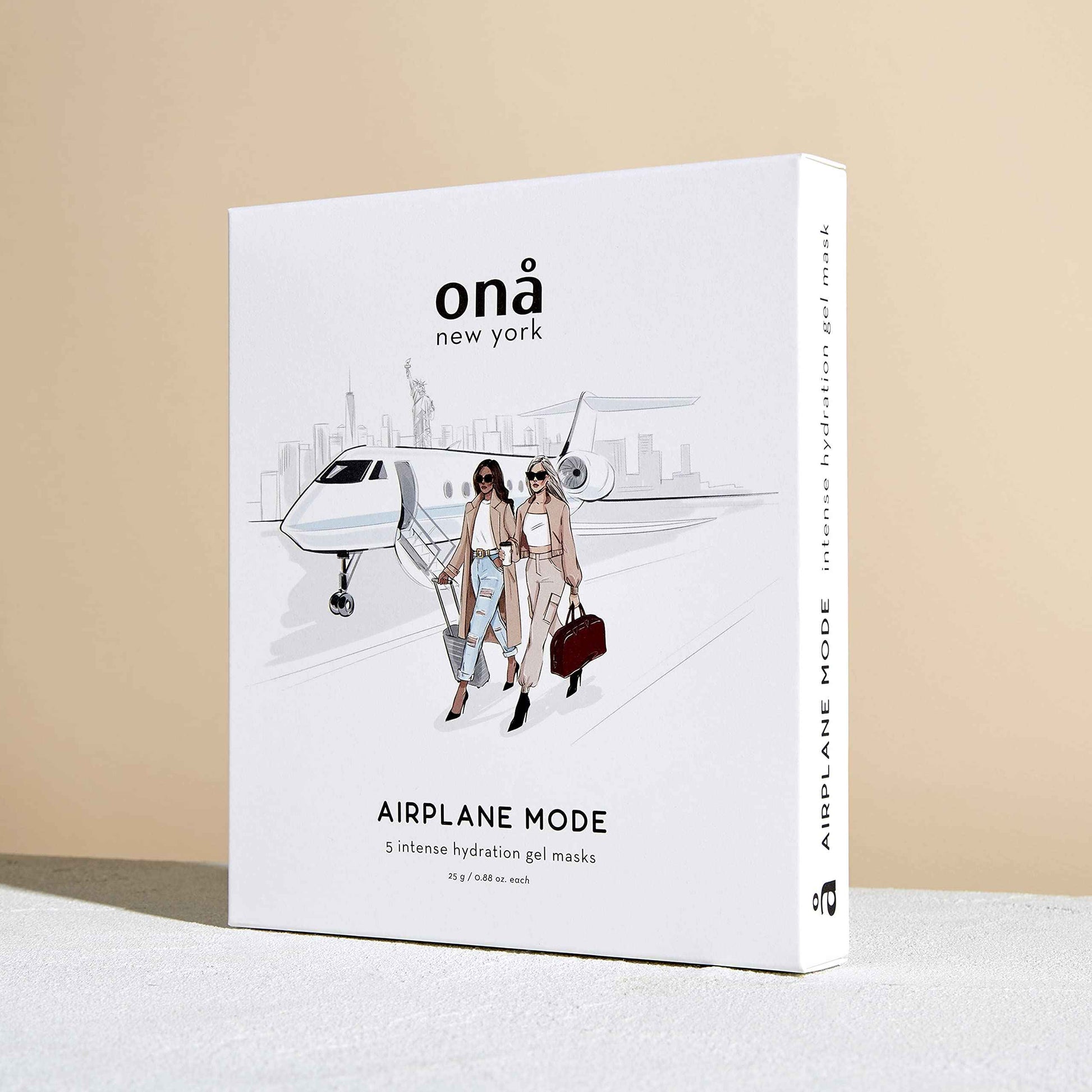 ONA NEW YORK Airplane Mode - 5 Intense Hydration Gel Mask 25 grams each