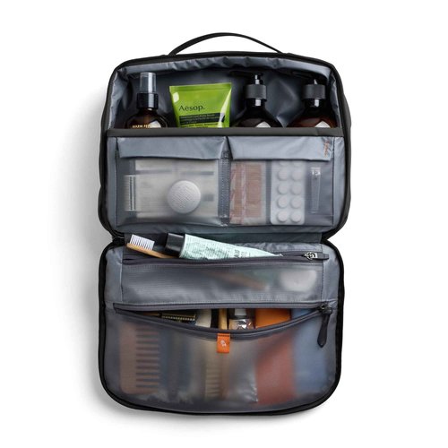 Bellroy Hanging Toiletry Kit Plus (8 Liter Travel Hanging Toiletry Bag) - Black