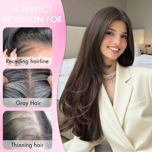 Isaic Hair Toppers for Women 24 Inch Synthetic Hair Pieces, 360° Clips In and Adjustable Bandage Layered Toppers, Toppers Hair Pieces Add Volume for Thinning Hair and Daily Use (Ombre Blonde)