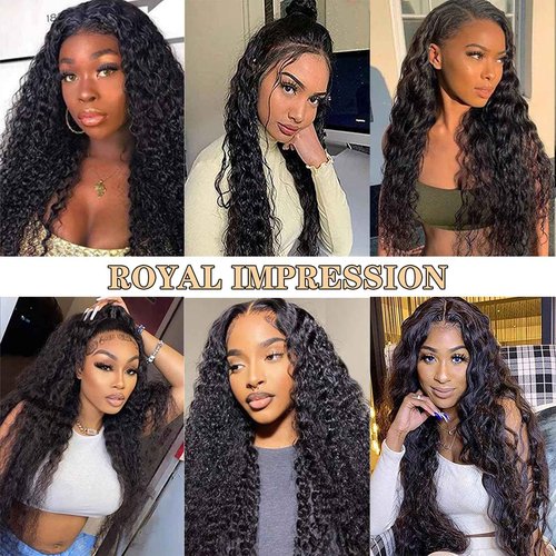 12A Water Wave Bundles Human Hair 28 Inch Full And Thick Single Bundle 100% Unprocessed Brazilian Virgin Hair Soft Water Curly Bundles Human Hair Weave Natural Color 1 Bundle100g/pc