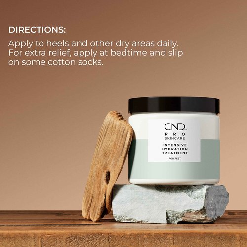 CND Pro Skincare Intensive Hydration Treatment for Feet, Relieves Severely Dry Skin on Soles and Heels, 15 Fl Oz