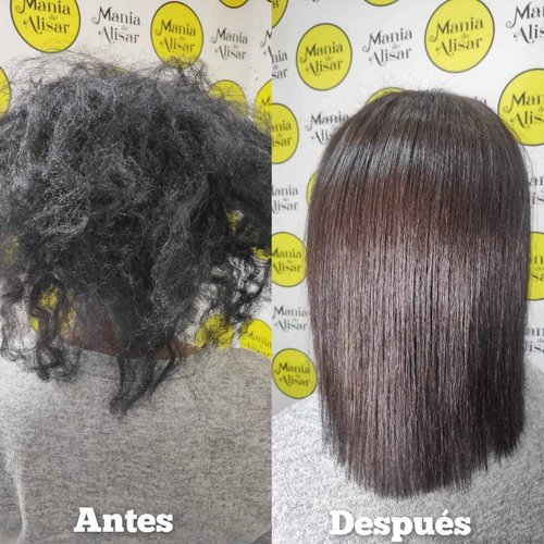 Mania de Alisar Kit Brazilian Hair Straightening Organic - Residue-Removing Shampoo and 300ml (10 oz) Hair Straightener (Pack of 2)