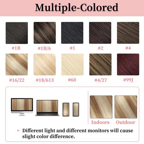 Clip in Hair Extensions Real Human Hair Clip in Extensions for Women Seamless Balayage Light Blonde to Golden Blonde Straight Remy 100% Human Clips ins Extension 8pcs Double Weft 20 inch 3.7oz/105g