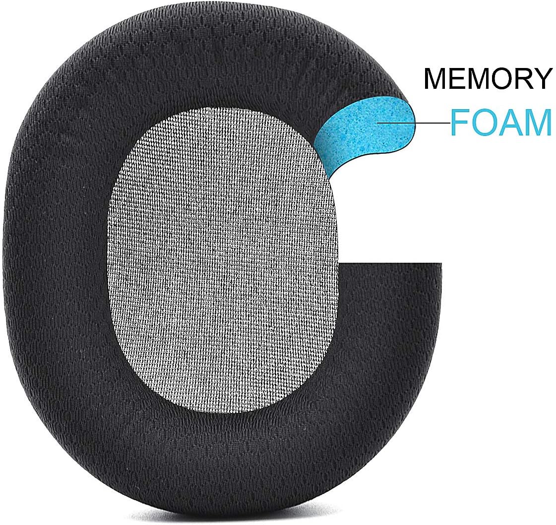 Arctis 3/5 / 7/9 Replacement Black Fabric Ear Pads Cushion Compatible with SteelSeries Arctis 3 / Arctis 5 / Arctis 7 Arctis 9 / Arctis 1 / Arctis pro Lossless Wireless Gaming Headset Headphone