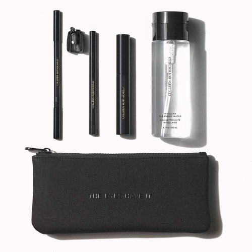 COLLEEN ROTHSCHILD The Eyes Have it Collection | 5-Pc Set | Eye Makeup Essentials | Mascara, Liquid Liner, Pencil Line & Micellar Cleansing Water (5 Count)