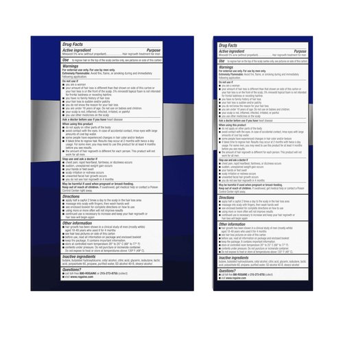 Rogaine Men’s 5% Minoxidil Foam Hair Regrowth Treatment, FDA Approved Brand, Proven to Improve Hair Regrowth, Extra Strength Minoxidil Foam, Unscented Aerosol, 4 Month Supply (4 x 2.11 oz Cans)